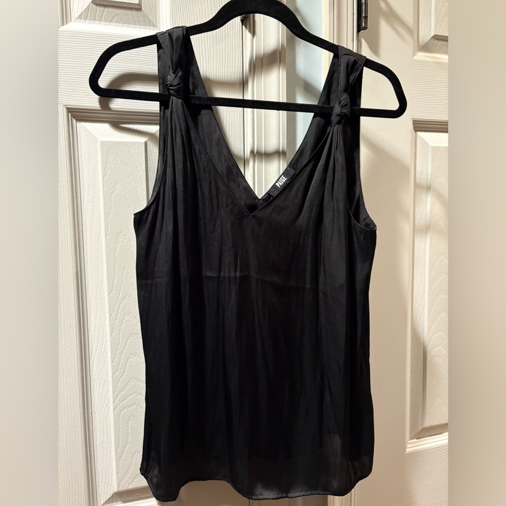 PAIGE Black Zerina Camisole; size small